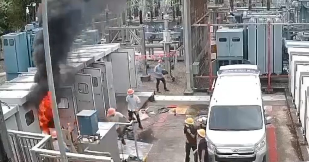 蘭陽發電廠開關場爆炸 廠長灼傷癱軟倒地送醫 - 屏東時報電子報