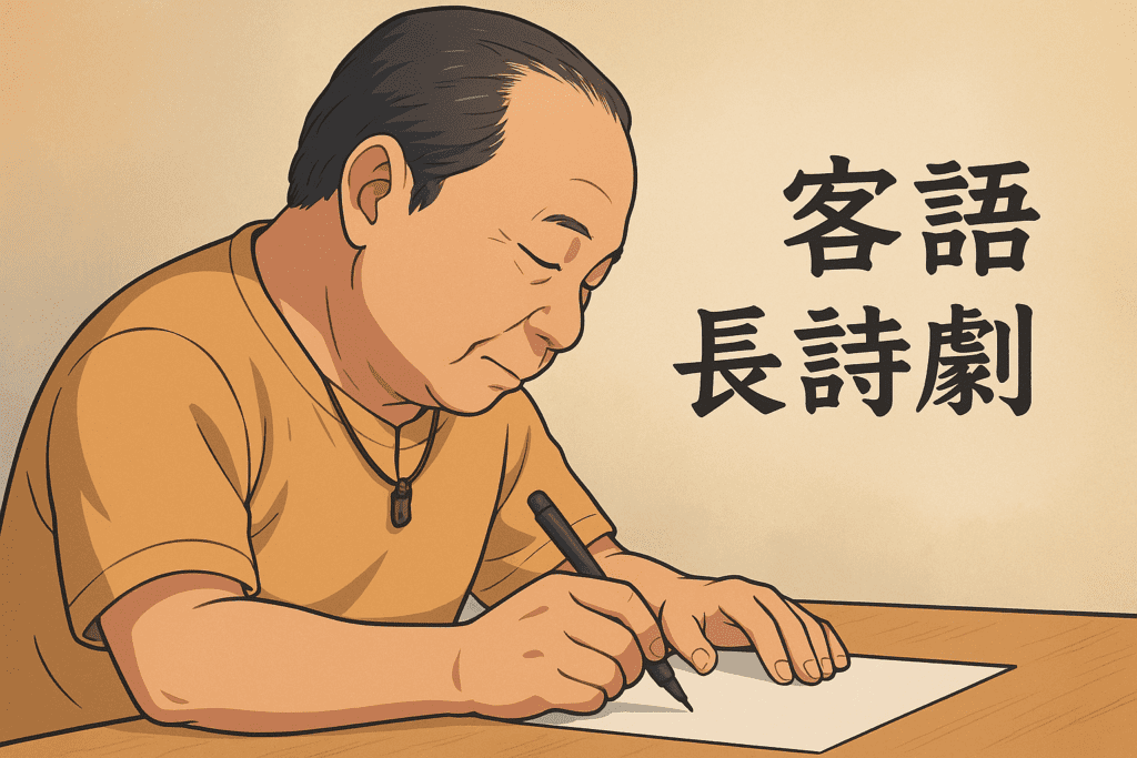 詩韻長歌映初心──賴傳毓與他的客語長詩劇創作路