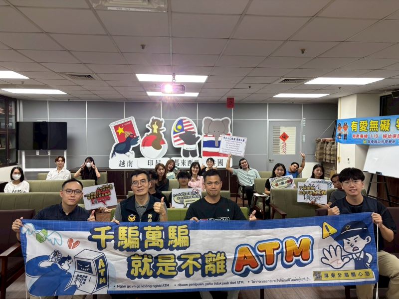 屏東警分局赴屏東大學外語反詐宣導　實際案例加深外籍學生印象