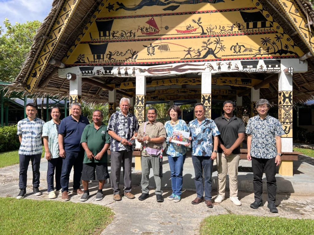 臺東縣參訪團訪帛琉社區大學   深化兩地文化交流