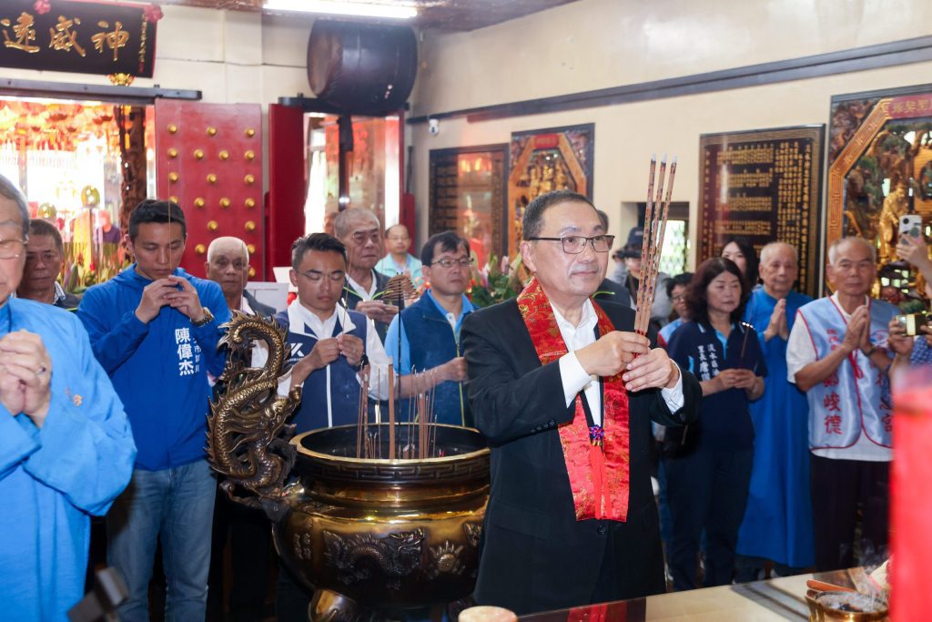 關聖帝君聖誕千秋　侯友宜:盼關公忠義精神　讓社會團結和諧