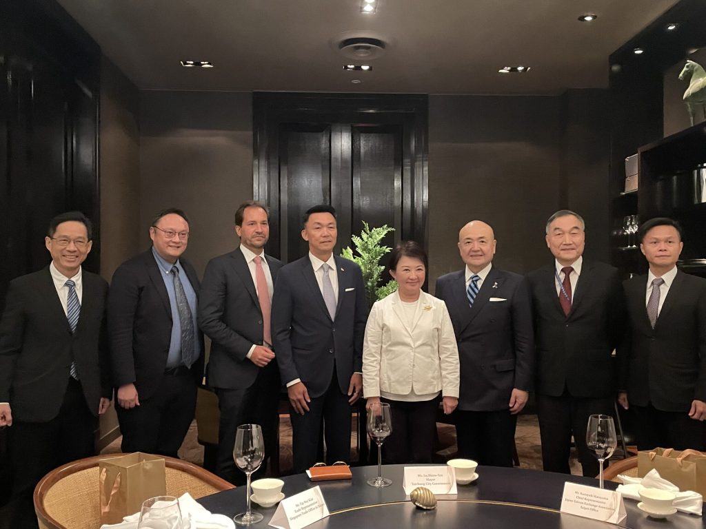 盧市長與比利時、日本、新加坡3國駐台代表會面　感謝擔任購物節代言人、提議加強台比日星經貿往來