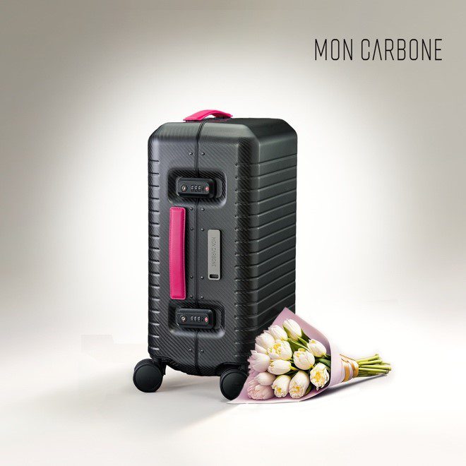 MON CARBONE　母親節推碳纖維行李箱　如同媽媽堅韌溫柔的心