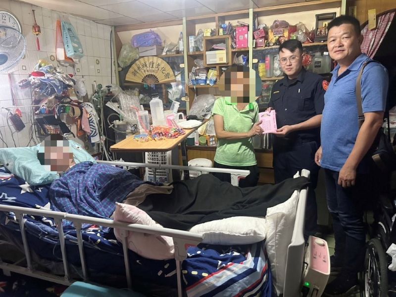 慈母守護癱瘓兒陷絕境　枋警號召愛心渡難關