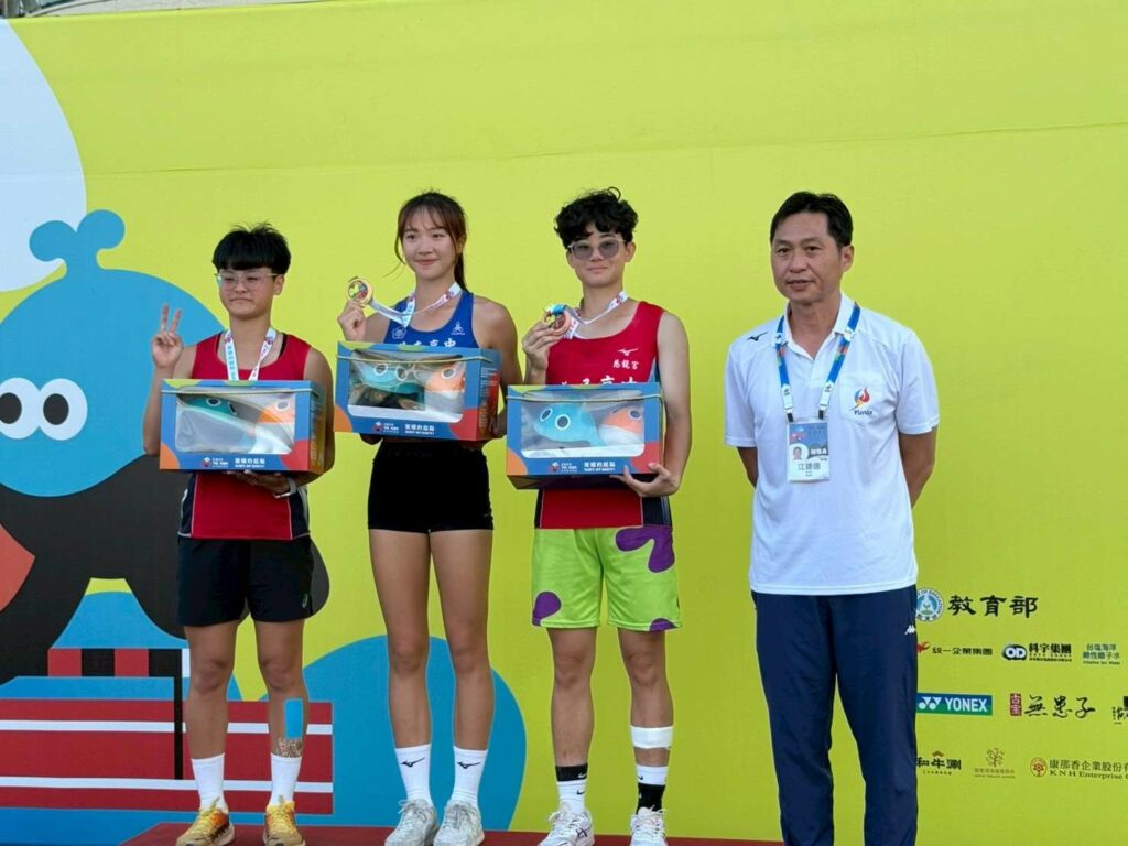 全中運雲林競艷精彩無限　高女撐竿跳高金銀銅全包