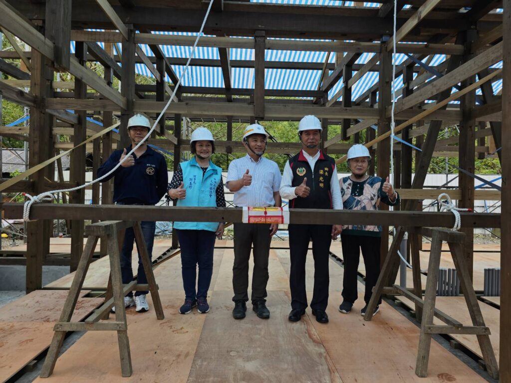 林田山日式房舍上梁典禮  傳承並再現百年林業文化