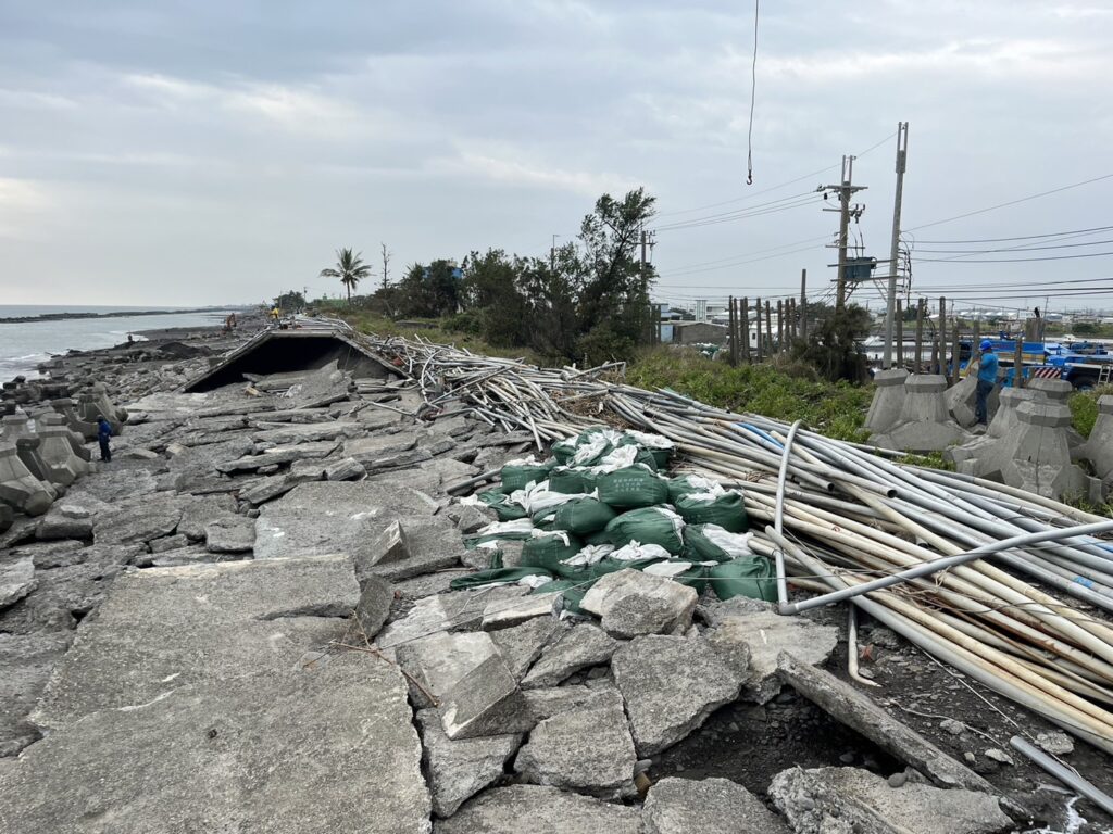 下寮海堤復建工程竣工 保障枋寮鄉大庄村生命財產安全