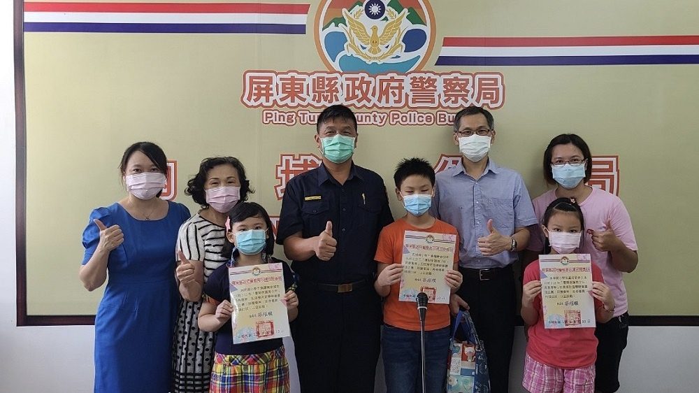 「硬筆書法比賽」成績　內埔警：潮昇國小生奪冠