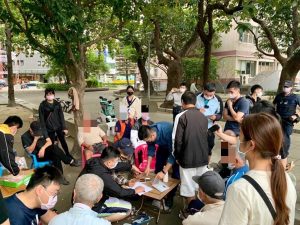 屏東公園阿伯聚賭　遭警方查獲！