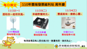 11/22-24小稅猴　「雲端發票福利站周年慶」來囉!