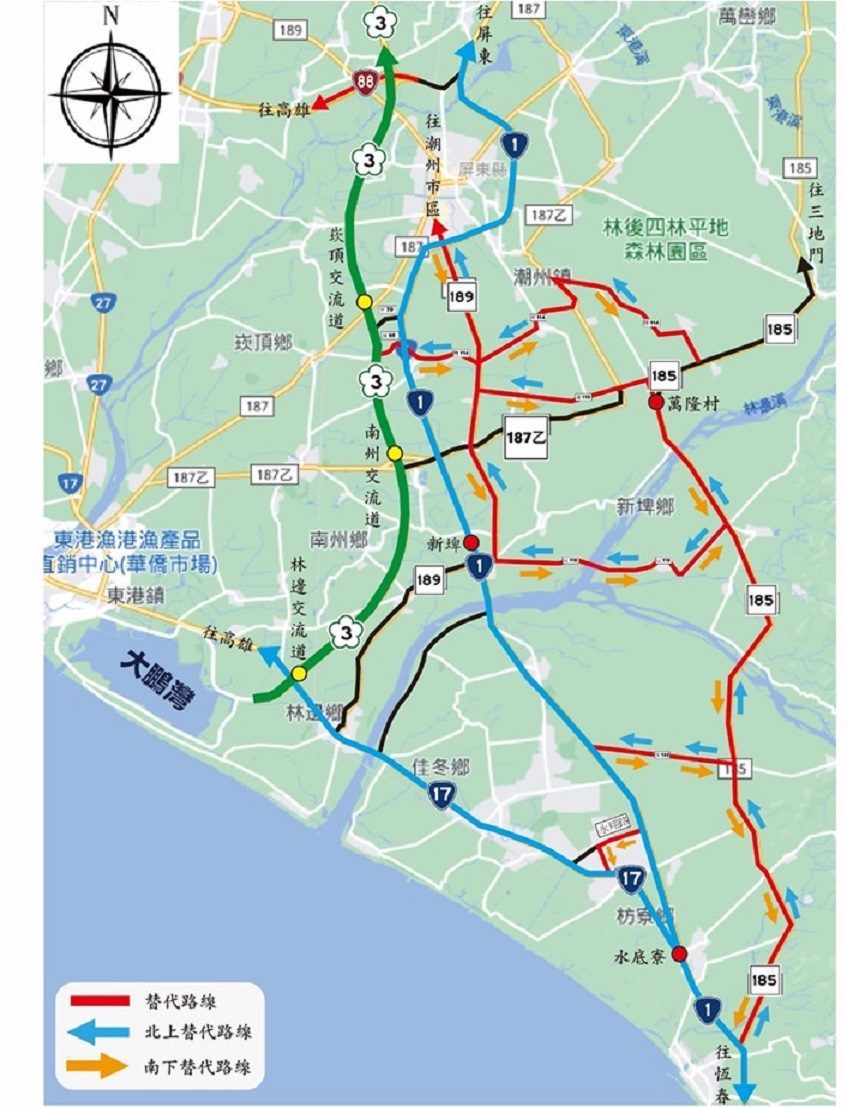 元旦連續假期　枋警加強交通疏導作為報乎你栽