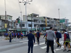 開學首日　里港警分局護童啟動