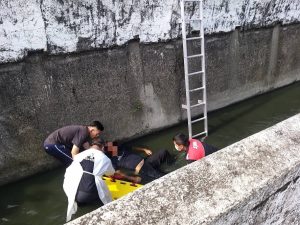 九如鄉玉水村　自小貨車與機車擦撞一人受傷