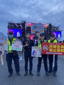 2022夏日音樂季（將軍吼）人潮盛況再現  方警長親臨指示勤務規劃 空拍機即時掌握動態 打造犯罪零紀錄