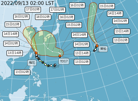 梅花颱風遠離！北部、東北部防豪雨　下半天雨勢趨緩