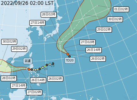 一張圖看一週天氣！這3天好天氣　輕颱「庫拉」明恐生成