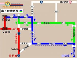 中秋連假潮州警製作避開壅塞路段圖資　供民眾參考