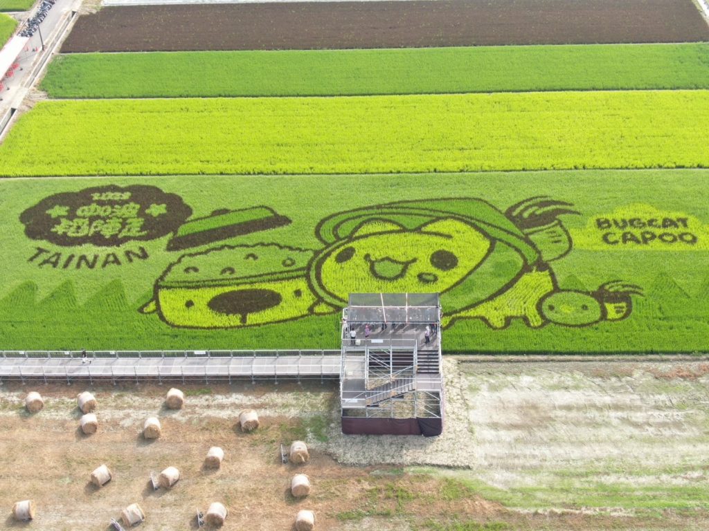 2022台灣好米祭活動 彩繪稻田在後壁區熱鬧登場 白河分局加強人車安維 獲好評！