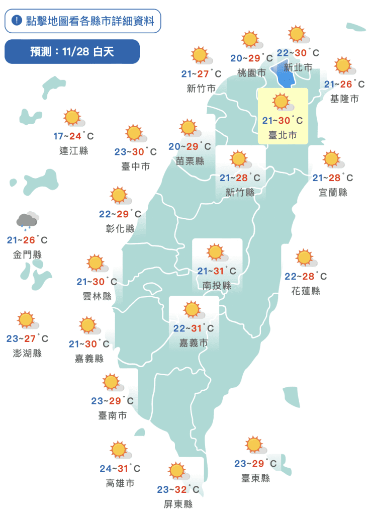 好天氣倒數！明晚「入冬首波」冷空氣南下　氣溫驟降逾10度