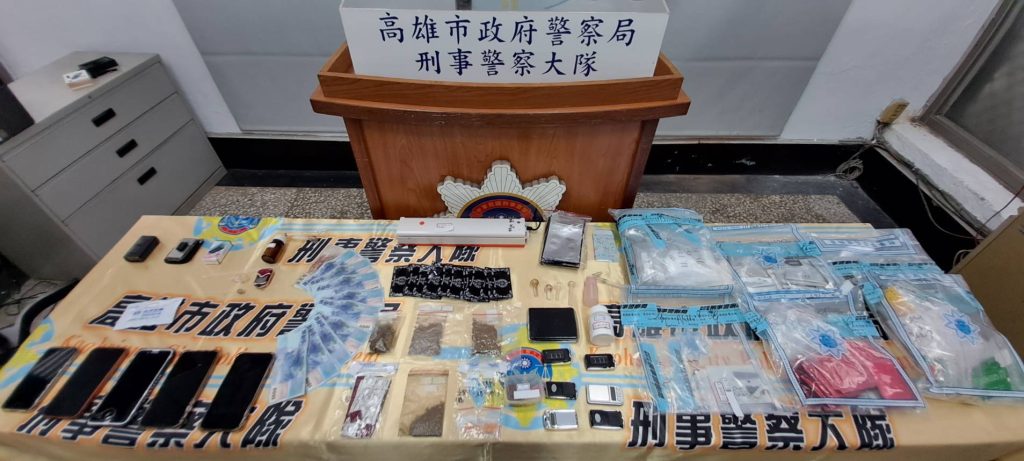 雄警鍥而不捨追查毒鴛鴦 查獲各類毒品