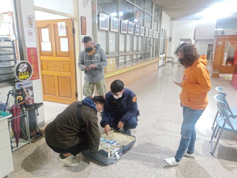 熱心民眾拾獲行李箱　恆警積極尋回失主