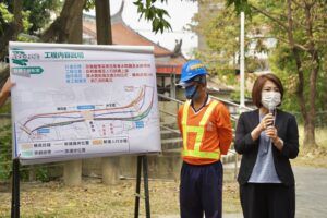 屏東內埔鄉龍頸溪水道改善工程動工   將完成水岸綠廊政策最後一哩路