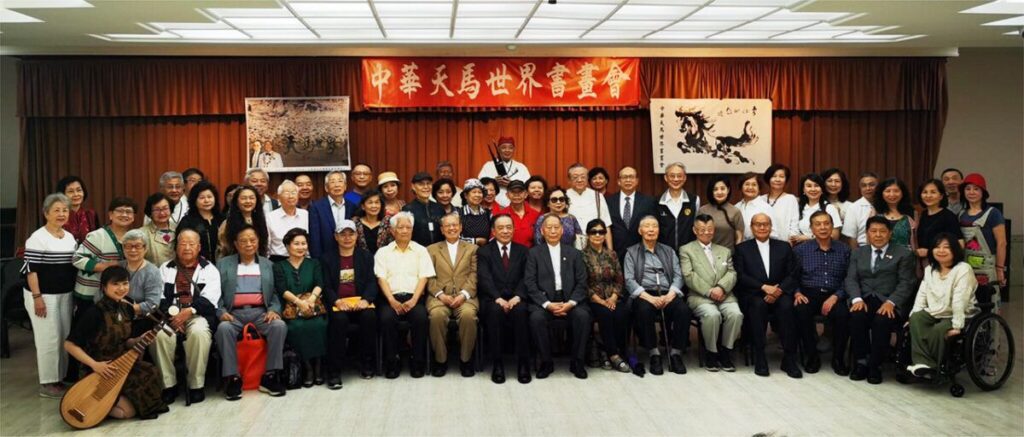 影音/「天馬自行空書畫展」  14日於臺北市議會藝廊開幕