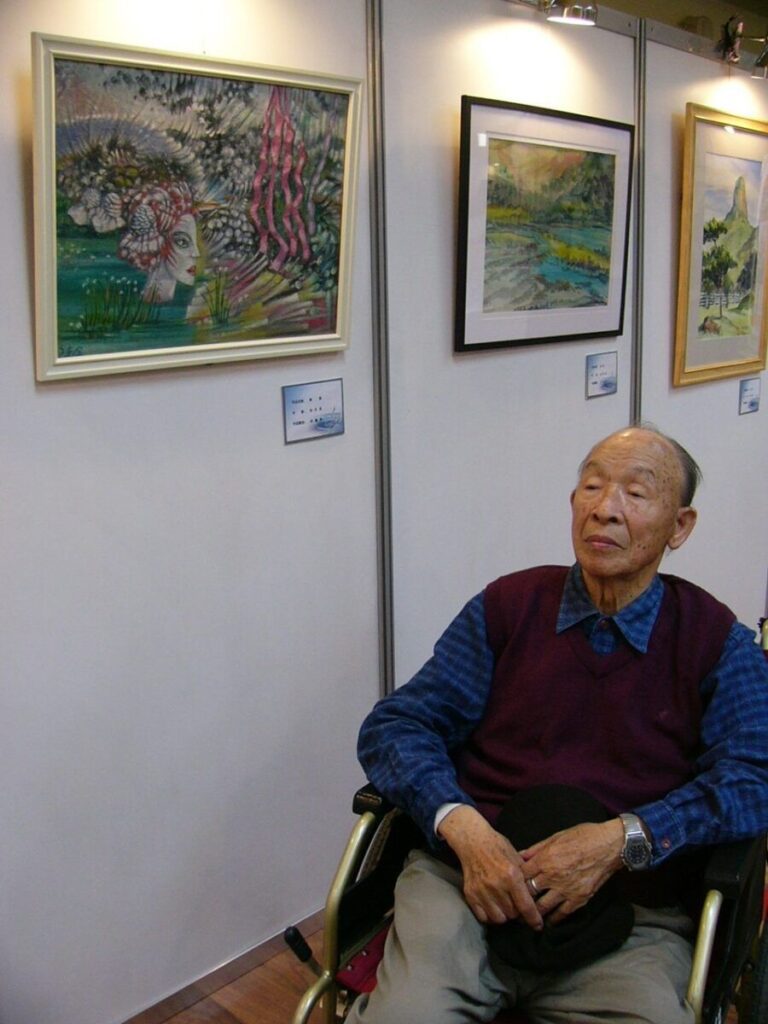 藝術家包克家「淨土」油畫　台南市美術館典藏