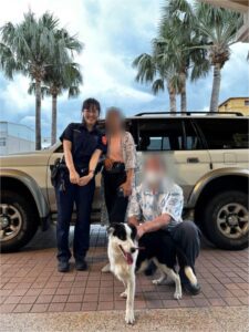 恆春警當柯南找線索　助迷路牧羊犬回家