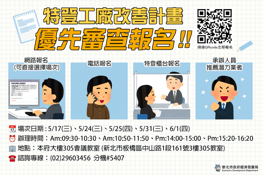 新北市經發局助力工廠合法化！98%以上業者提交改善計畫     新北市轉型成果亮眼