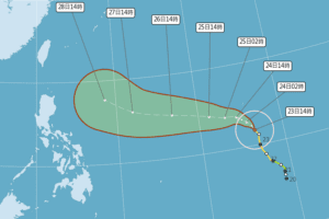 瑪娃颱風本周對台沒影響　下周轉幅是關鍵