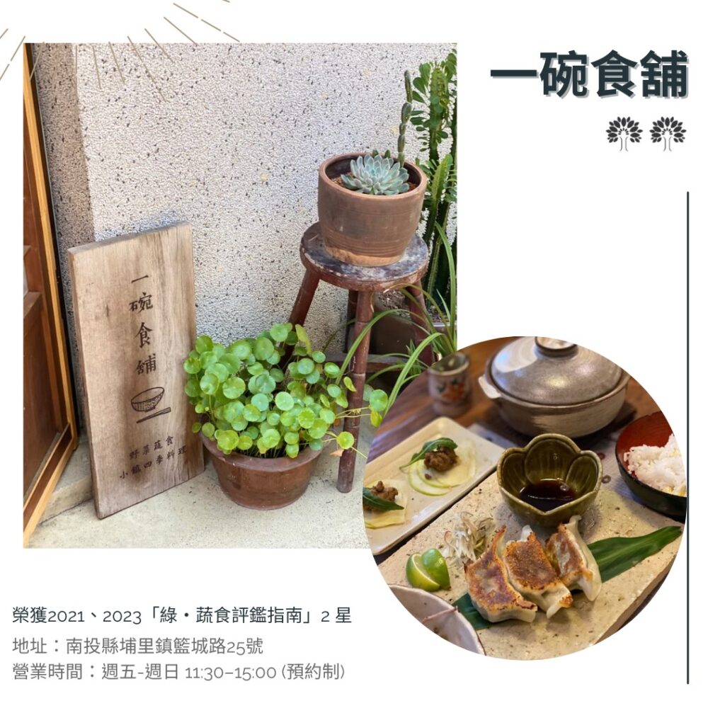 打造低碳永續旅遊　南投推廣蔬食餐廳地圖