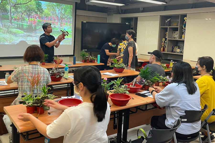 打造專屬綠洲     新北市景觀處與致理科大合作     引領都市園藝風潮