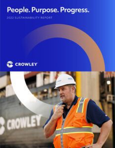 Crowley 的第二份年度可持續發展報告詳細說明了環境策略的進展及對員工的持續承諾