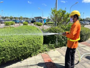 推動循環經濟　湧流水綠化桃園機場8萬株喬木灌木