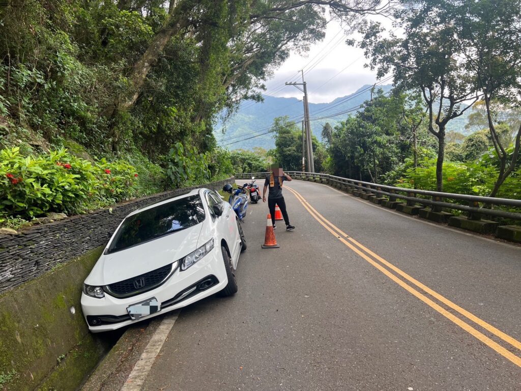 台24線26.2公里處軍人酒駕自撞　里港警方獲報依法偵處