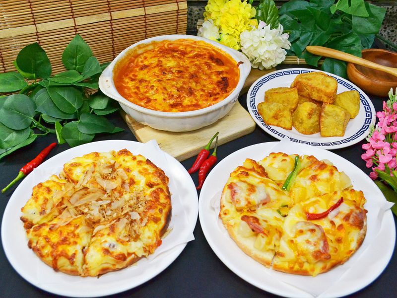 板橋百元平價夯披薩！現烤出爐快速上餐 炸物焗烤通通有