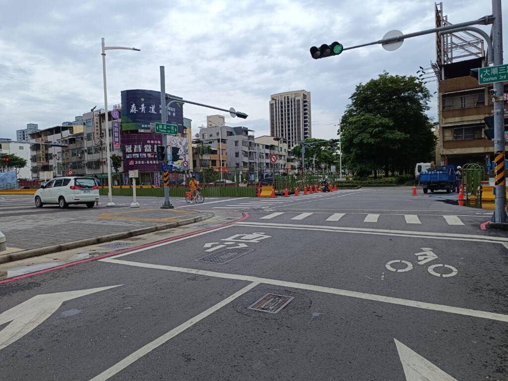 台電管路遷改工程封閉　大順路/鐵道一街請用路人提前改道