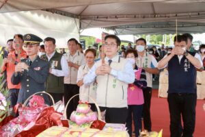 陸軍砲兵訓練指揮部關廟湯山營區新光大道開工動土 完善營區聯外路網