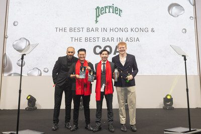 香港 COA 連續三年蟬聯 THE BEST BAR IN ASIA殊榮