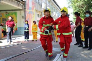 雲林縣消防局啟動小小消防員暑期營  建立全民消防安全網