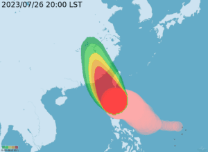 「杜蘇芮」暴風圈逐漸進入東南部、南部陸地　東半部嚴防大豪雨