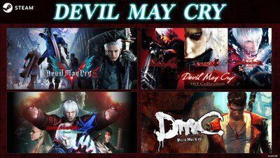 《Devil May Cry》系列作品的下載版現正進行限時特價！