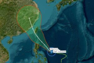 「杜蘇芮」增強為中颱　最快周一發海警、周二陸警