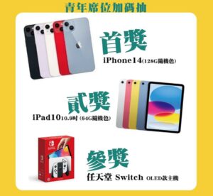 成年禮金怎麼用？基隆加碼抽iPhone 青年席位 我們一起挺