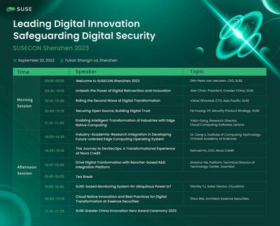 SUSECON 深圳 2023 創新峰會開啟報名