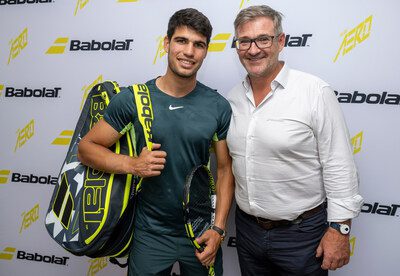 世界排名 No. 1 的 Carlos Alcaraz 與世界領先的網球品牌 BABOLAT 宣布將合作延長 7 年至 2030 年