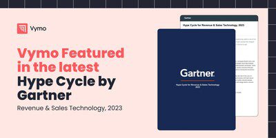 Vymo 獲 Gartner 2023 年收益和銷售技術成熟度曲線認可