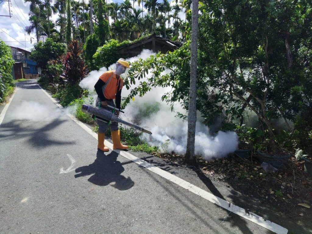 嘉義縣接獲通報足跡立即清消　防治登革熱從嚴處置