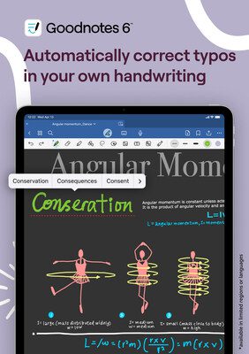 Goodnotes 發佈 Goodnotes 6，成為全球首家 AI 支持的電子筆記科技公司